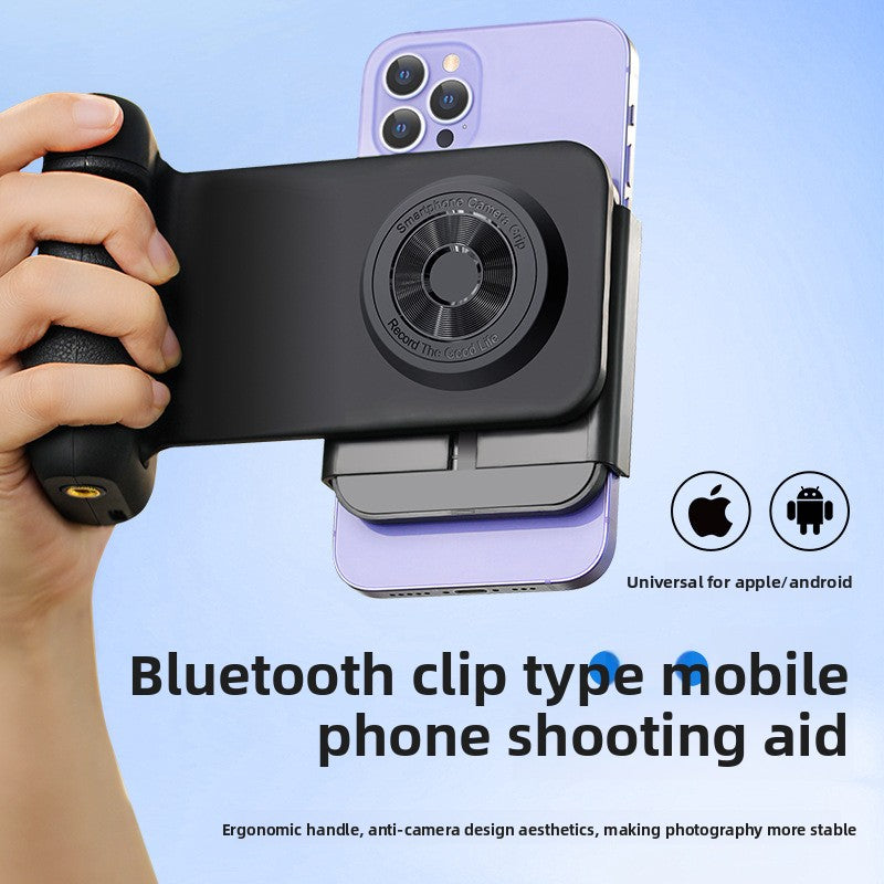 Magnetic Bluetooth Camera Grip with Wireless Charging