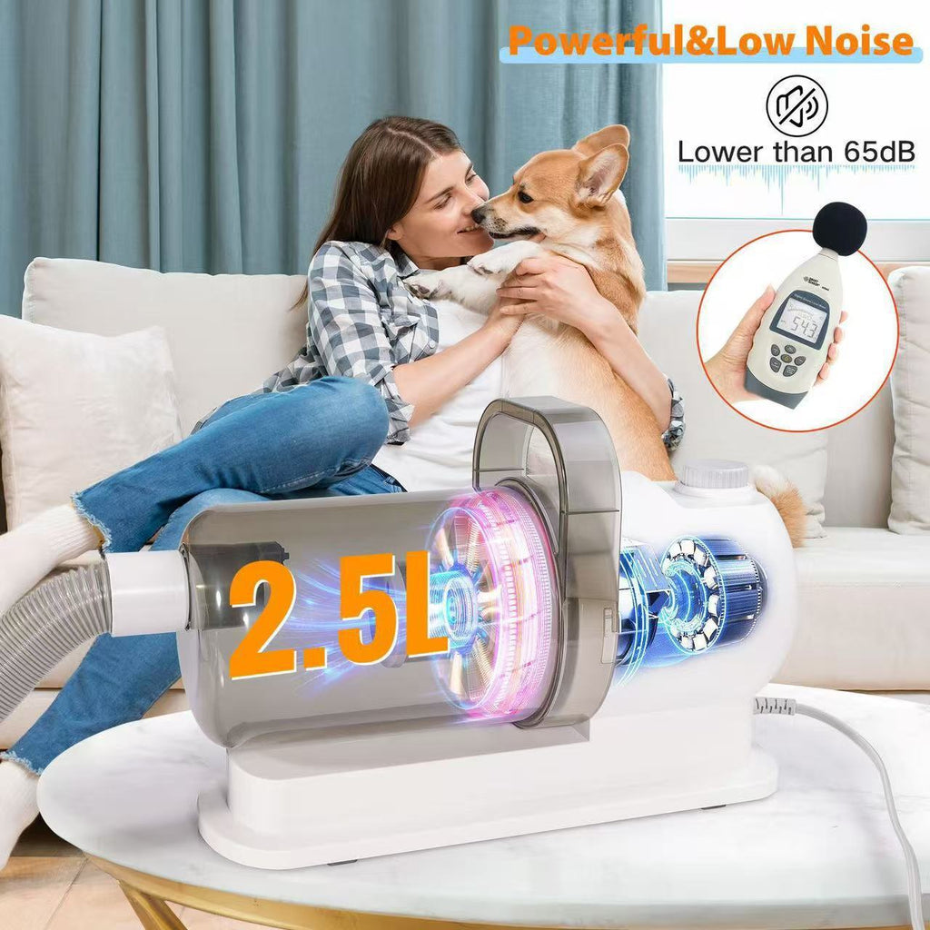 Pet-friendly electrostatic hair vacuum cleaner